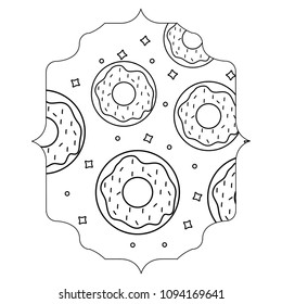 Donuts pattern design