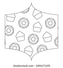 Donuts pattern design