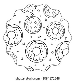 Donuts pattern design