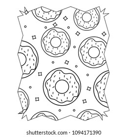 Donuts pattern design