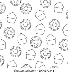 Donuts pattern design