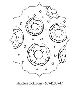 Donuts pattern design