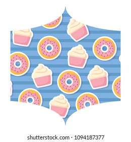 Donuts pattern design