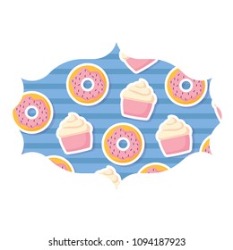 Donuts pattern design