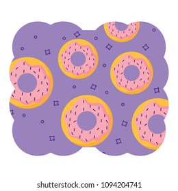 Donuts pattern design