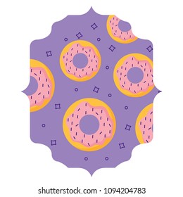 Donuts pattern design