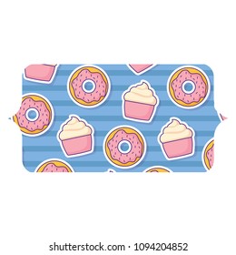 Donuts pattern design