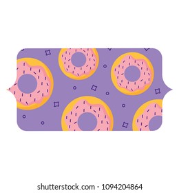 Donuts pattern design