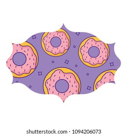 Donuts pattern design
