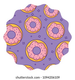 Donuts pattern design