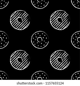 Donuts seamless pattern