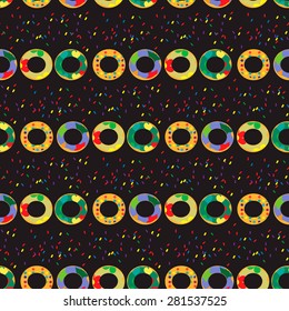Donuts seamless pattern