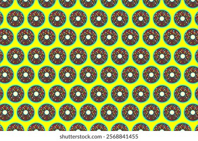 Donuts seamless pattern background. Donuts seamless pattern isolated. Perfect for wallpaper, backdrop, product packaging, textile, fabric and other commercial needs.