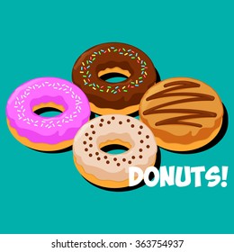 Donuts set Illustration