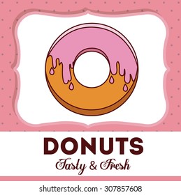 Donuts Shop digital design, vector illustration eps 10