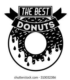 Donuts Shop digital design, vector illustration eps 10