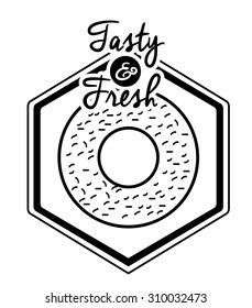 Donuts Shop digital design, vector illustration eps 10