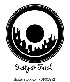Donuts Shop digital design, vector illustration eps 10