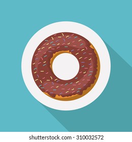 Donuts Shop digital design, vector illustration eps 10