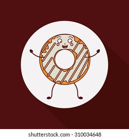 Donuts Shop digital design, vector illustration eps 10