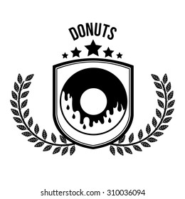 Donuts Shop digital design, vector illustration eps 10
