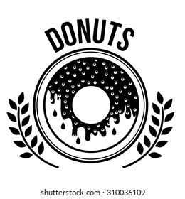 Donuts Shop digital design, vector illustration eps 10