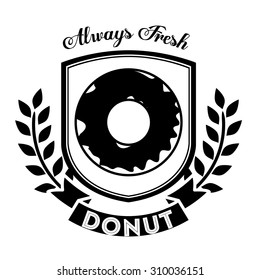 Donuts Shop digital design, vector illustration eps 10