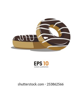 donuts simple illustration