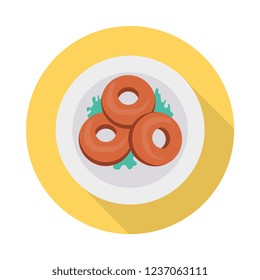 donuts   sweet  plate  