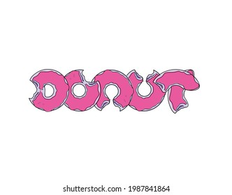 Tipografía de texto sobre fondo blanco en ilustración vectorial. Para el afiche de tipografía, álbum de fotos, etiqueta, superposiciones de fotos, tarjetas de felicitación, camisetas, bolsas.
