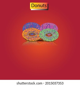 Dibujo de la ilustración vectorial de tres formas