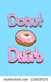 donuts t-shirt quotes vector illustration