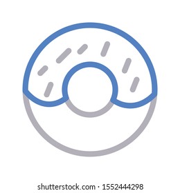 donuts vector colour line icon