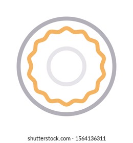 donuts vector colour line icon 