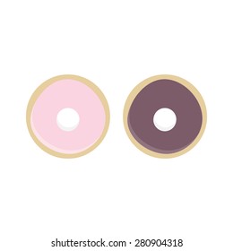 Donuts vector design illustration.