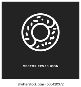 Donuts vector icon