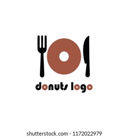 donuts vector icon logo