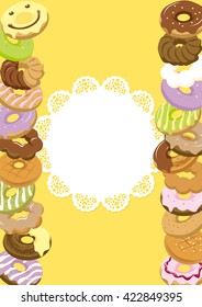 donuts yellow frame longitudinal
