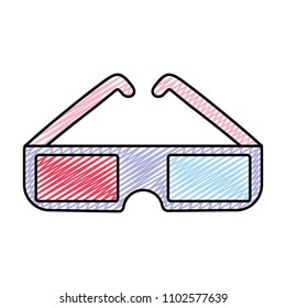 doodle 3d glasses cine film technology