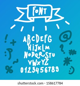 Doodle ABC font