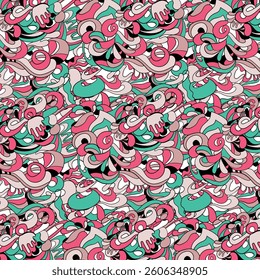 doodle abstract background, good for wallpaper background, or pattern, vector format