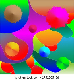 Doodle Abstract Background Vector Illustration 