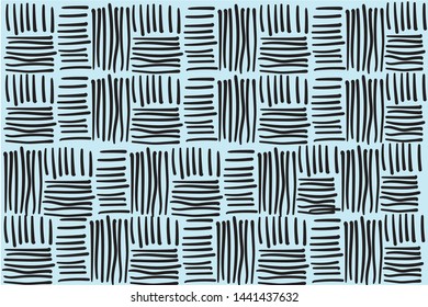 doodle abstract geometric background with line