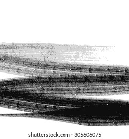 doodle abstract hand drawn pattern on white background .