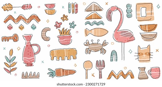 doodle abstract illustration for decoration