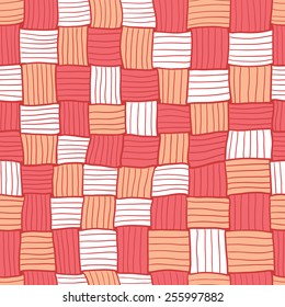 Doodle abstract netting seamless background