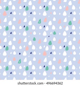 Doodle abstract pattern. Hand-drawn seamless pattern.