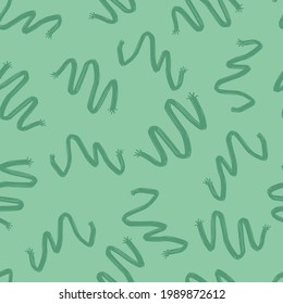 doodle abstract seamless pattern irregular chaotic waves zigzags on contrasting background