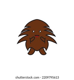 doodle abstract vector illustration good for mascoot cartoon for children.