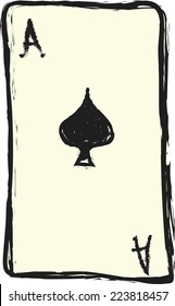 doodle ace of spades